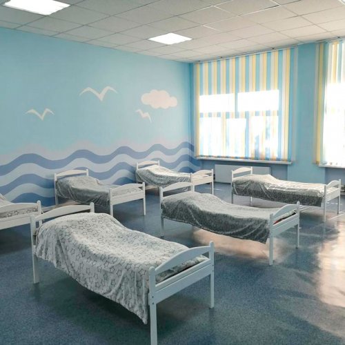 Кровать детская «Ника» в краске